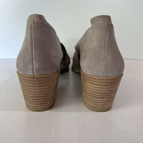 1.STATE Arnet Bootie Ankle Suede Leather Perforated Boot Grey Women's Size 12M - Picture 7 of 9